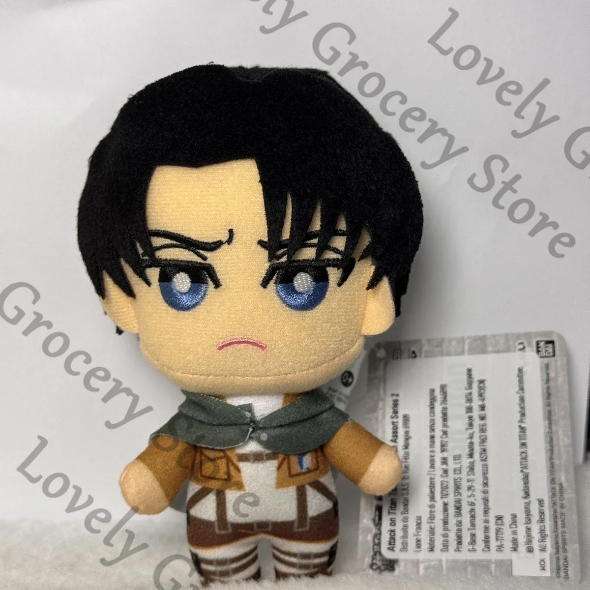 

Подлинное аниме Ataque A Los Titanes Shingeki No Kyojin Attack on Titan Levi Ackerman Косплей Мультфильм Маумтет Кукольный талисман Подарок