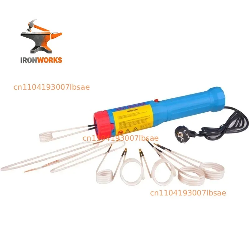 Rusted Screw Heater Electromagnetic Induction Heater Handheld High - Frequency Induction Heater Standard 8 Coils