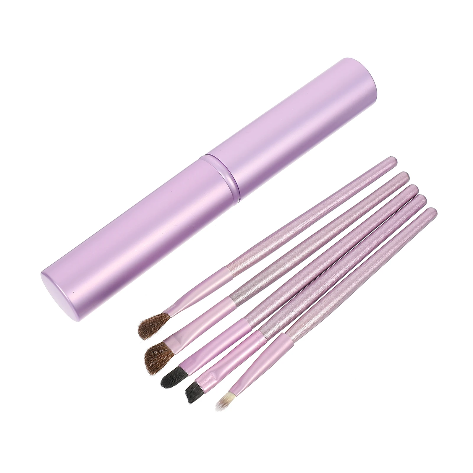 

5 pcs Eyeshadow Set For Women Makeup Tools Lip Brush Eye Blending Brush Beauty Kit Sensitive Skin Easy Clean
