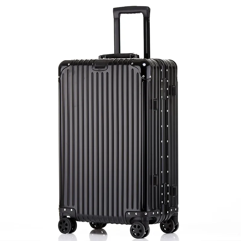

All-aluminum magnesium alloy, trolley case 24 inches, business, travel, metal, password box.