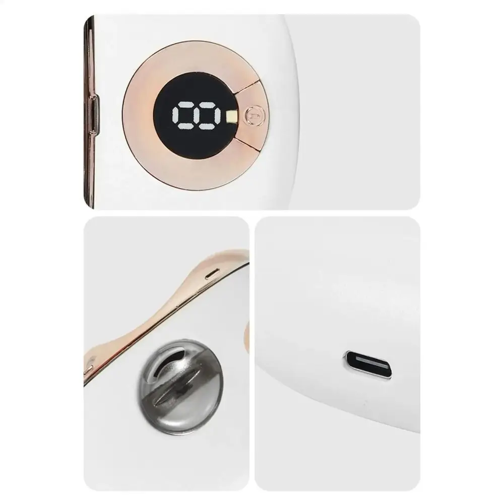 

3-Speed Adjustable Electric Nail Clipper Rechargeable Digital Display Electric Toe Nail Clipper Universal Nail Care