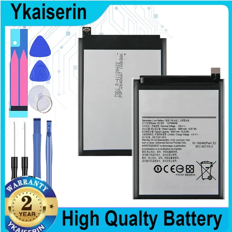 YKaiserin 5000mAh Replacement Battery HQ-50SD HQ-50S for Samsung Galaxy A03 A03S A02S M02S M025 F02s Batteries for Smartphones