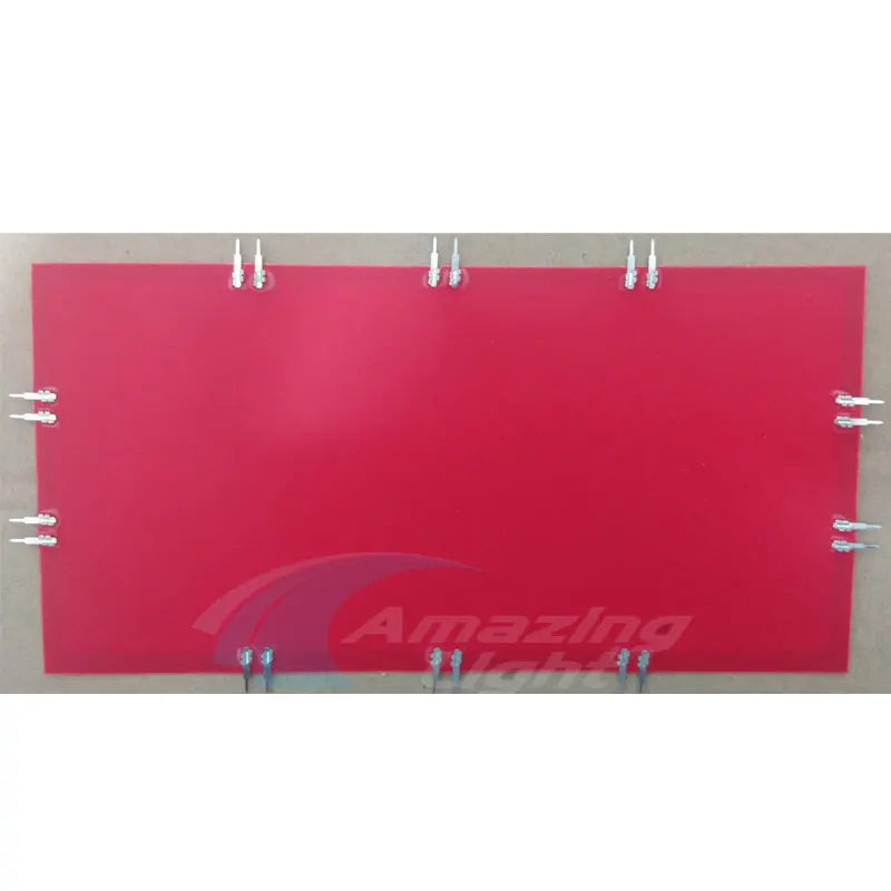 20x10cm Cuttable El Backlight El Foil El Backlight Panel With DC5V Inverter And Connector