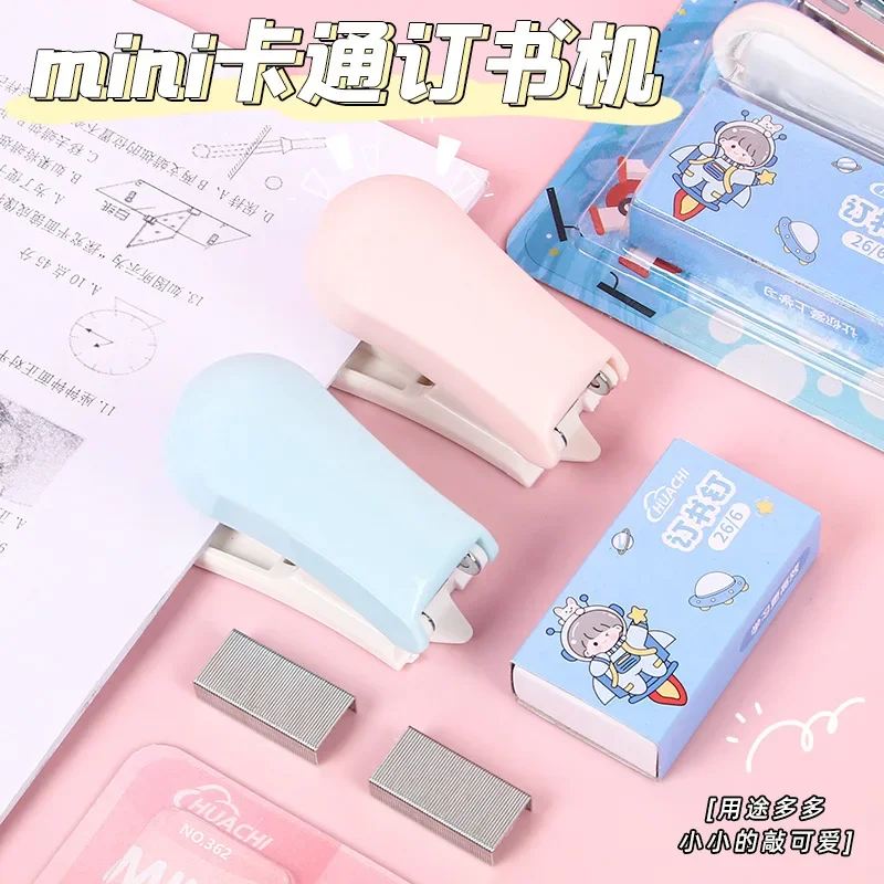 Cartoon Mini Stapler, Cute Multifunctional Mini Stapler, Mini Stapler Set, Student Supplies, Stationery Set