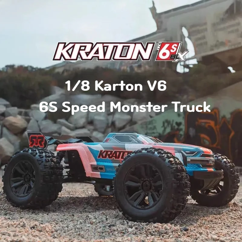 

Arrma Rc Monster Truck 1/8 Kraton V6 6S Brushless Electric Off Road Racing Buggy Rtr Hobby Grade All Terrain Vehicle For Adult