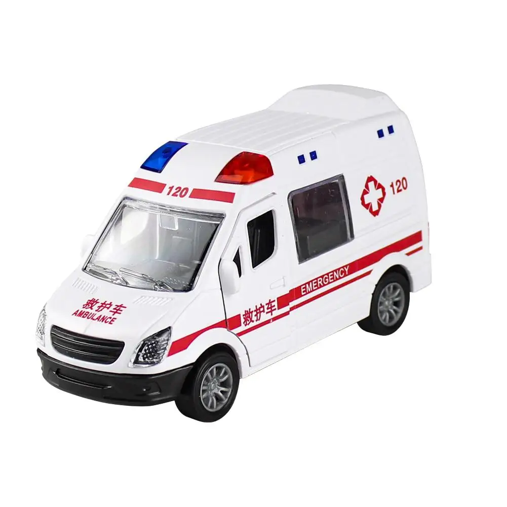 Kinder Trägheit Zurückziehen Auto Spielzeug Simulation Krankenwagen Modell Auto Spielzeug Sammlung Geschenke Spielzeug für Jungen – Detail 1