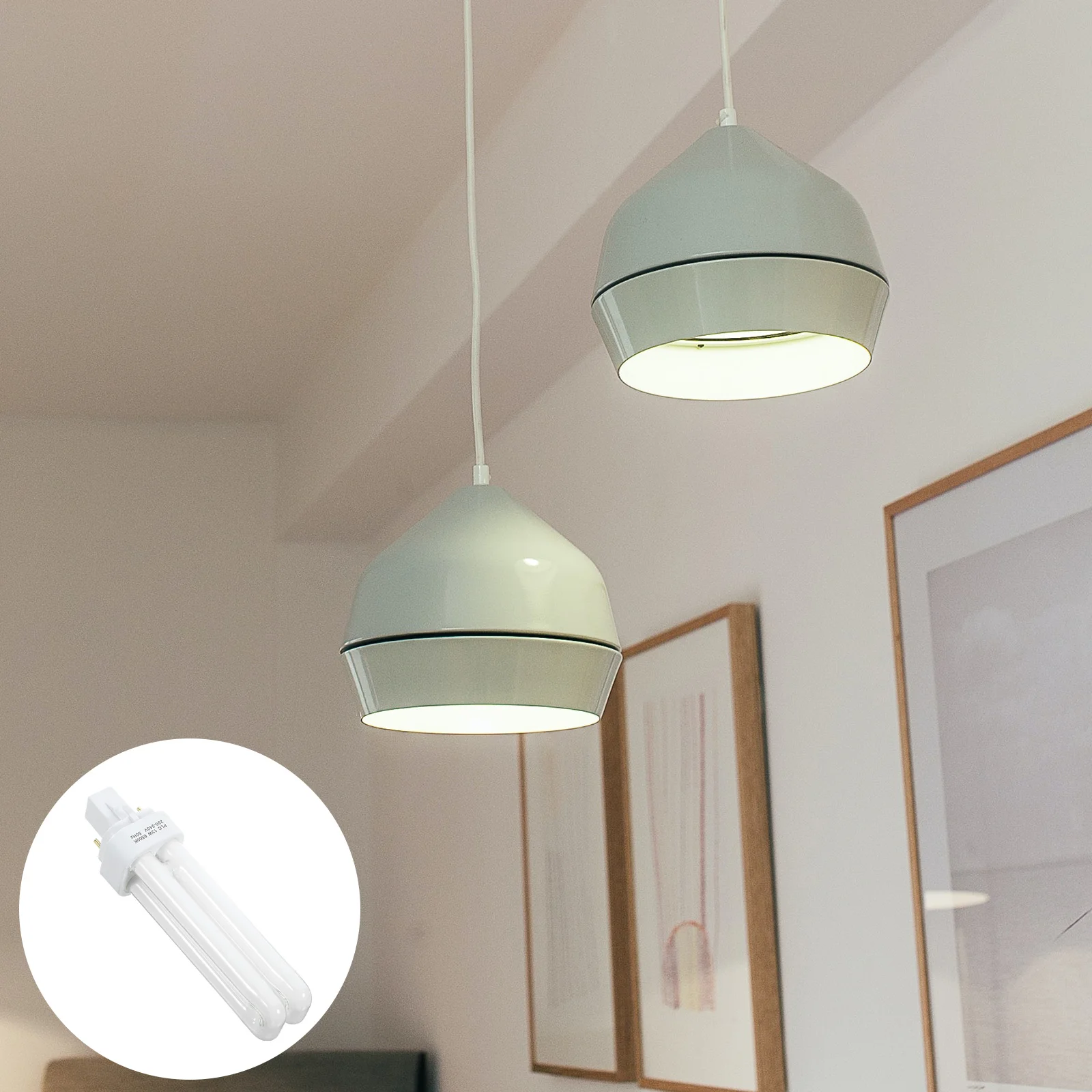 

4 Pcs Ceiling Plug and Unplug The Light Tube Bulb 2 Pin Fluorescent Electronic Component Led