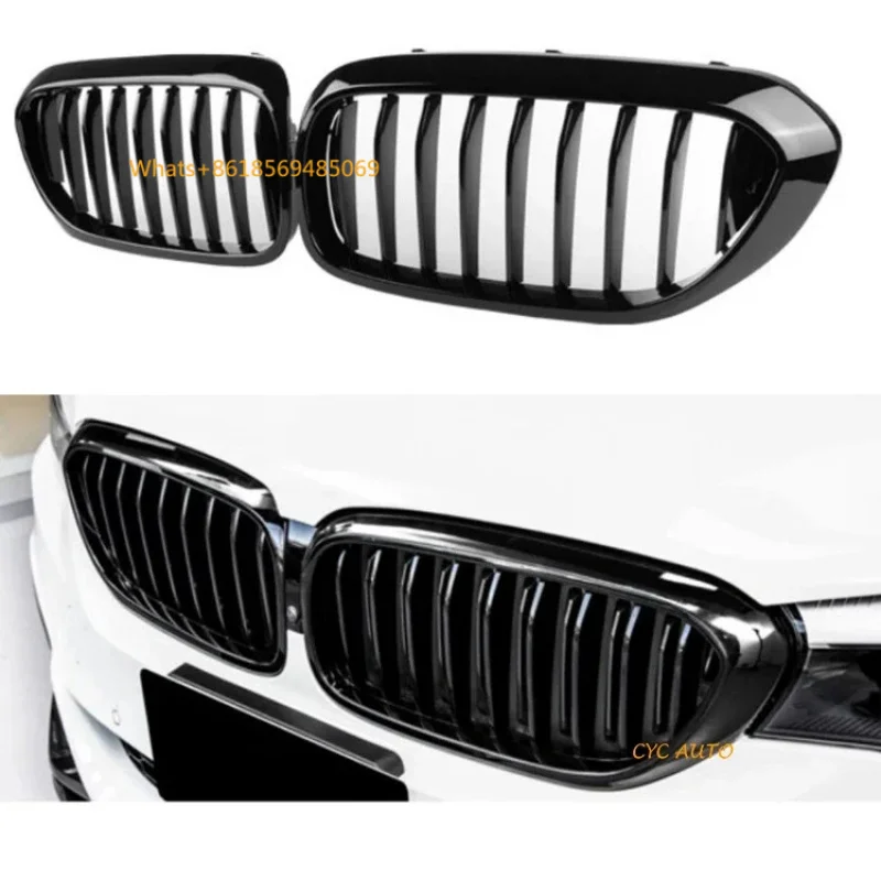 Factory Hot Selling Auto G30 front grille  5 series  G38 facelift singe strip  2018 2019