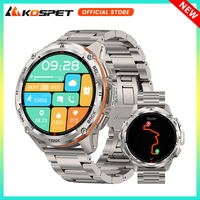 KOSPET TANK T3 Ultra GPS Smart Watch Men Compass Altimeter Barometric IP69K Waterproof 470mAh Bluetooth Call Rugged Mens Watches