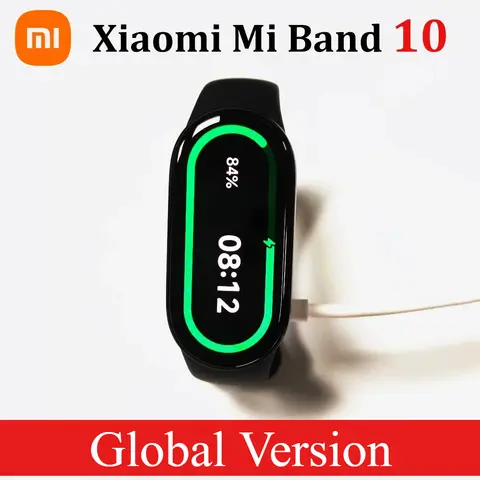 Global Version Original Xiaomi Mi Band 10 1.62" AMOLED Works With Mi Fitness Mi Home App