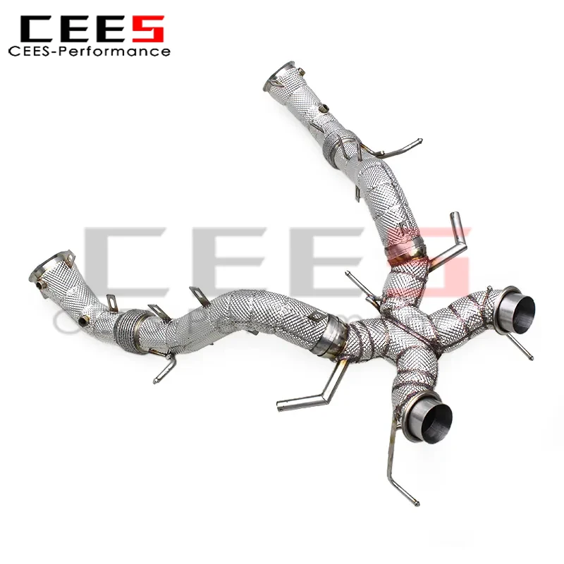cees Catback Exhaust for Mclaren 600LT Spider/Coupe 3.8T 2018+ Stainless Steel Exhaust System Exhaust Free Flow Pipe
