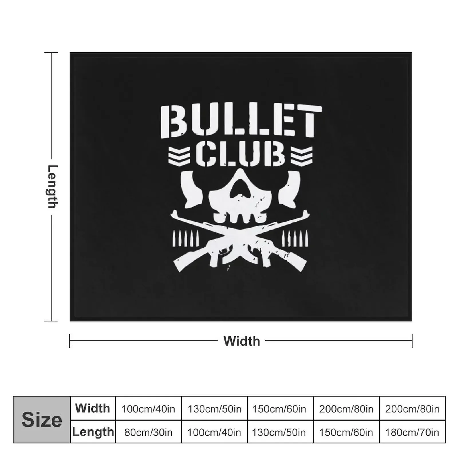 Bullet Club Throw Blanket Summer Beddings manga Blankets