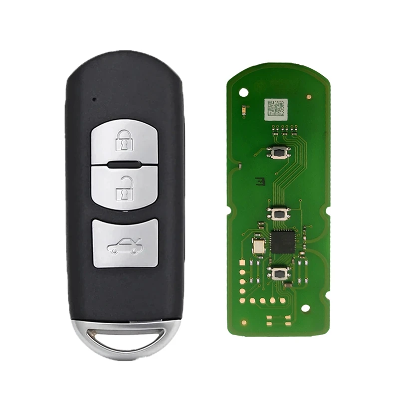 XZMZD6EN Special Key PCB Board With 3 Buttons Shell Exclusively For Mazda Remotes