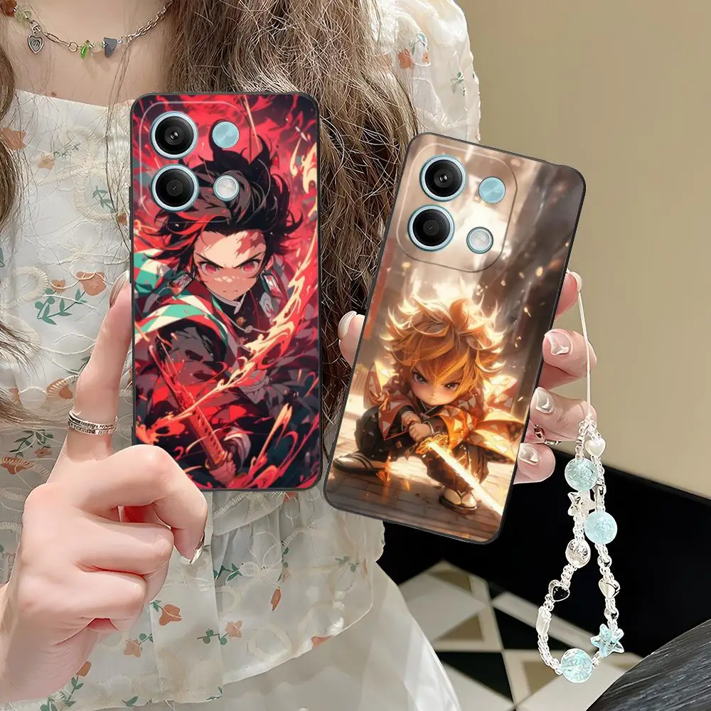 

Demon Slayer Baby Mobile Phone Case for POCO M6 M5 M4 M3 X7 X6 X5 X4 X3 F6 F5 F4 Pro GT 5G Colour Printing Luxury Pretty Cover