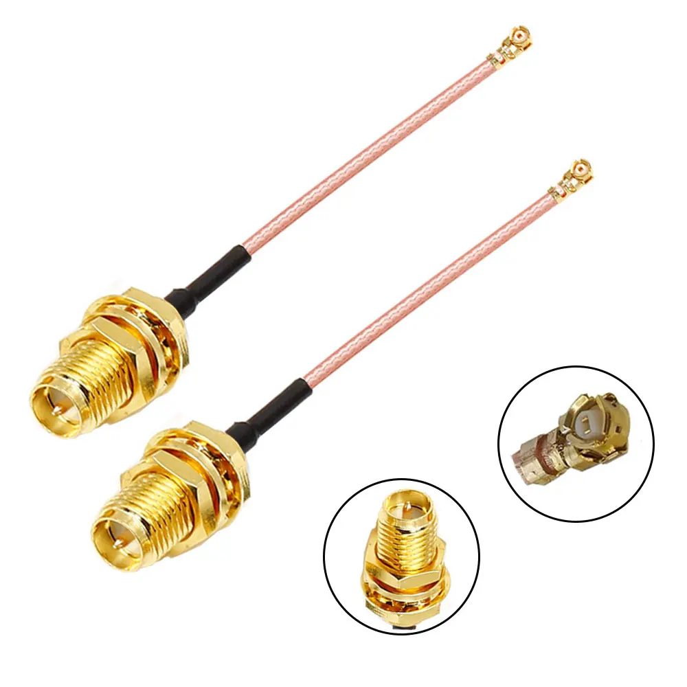 1pcs MHF4 Cable SMA Female to uFL/u.FL/IPX/IPEX-1 IPEX 4 Female/Male Plug WIFI Antenna RF Cable RG1.13/0.81mm Pigtail Extension