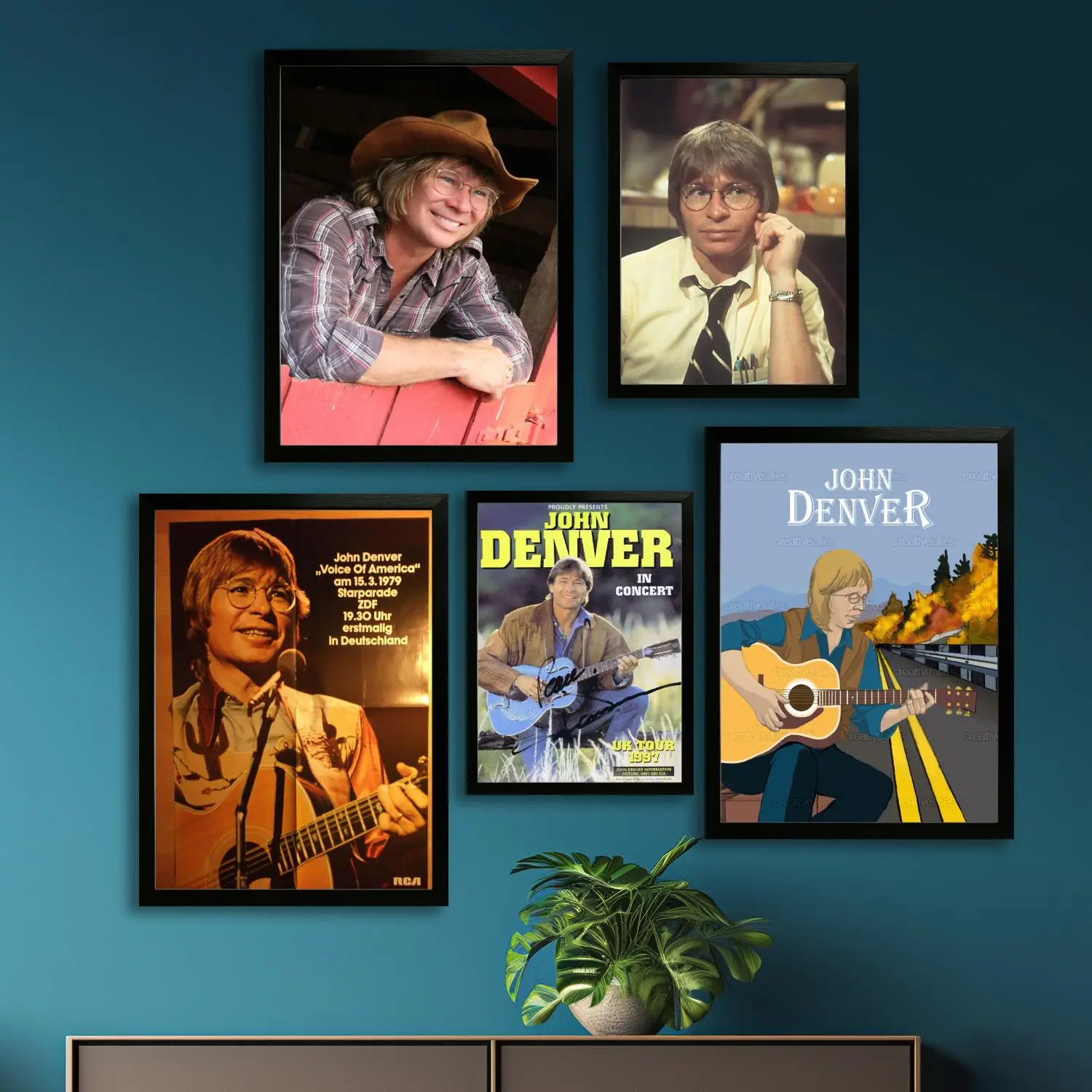 john denver Canvas Art Poster and Wall Art, Picture Print, Modern Family Bedroom Decor,Decorative painting