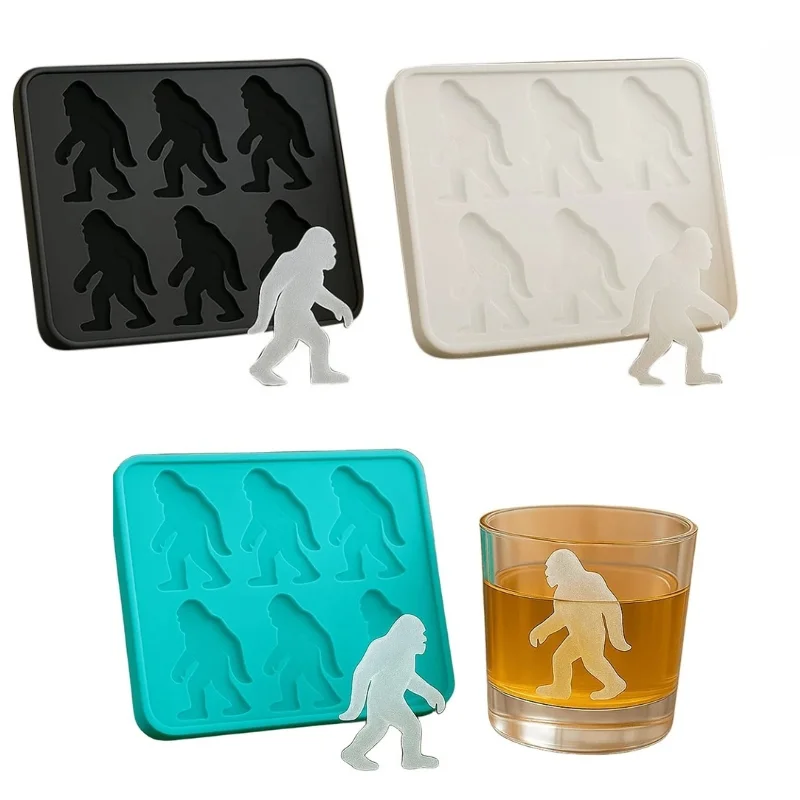 

Monster Ice Mold Food-Grade Silicone Popsicle Molds Cake Decor Candy Jelly Baking Tool Ice Tray Home Decor Gifts 4Color