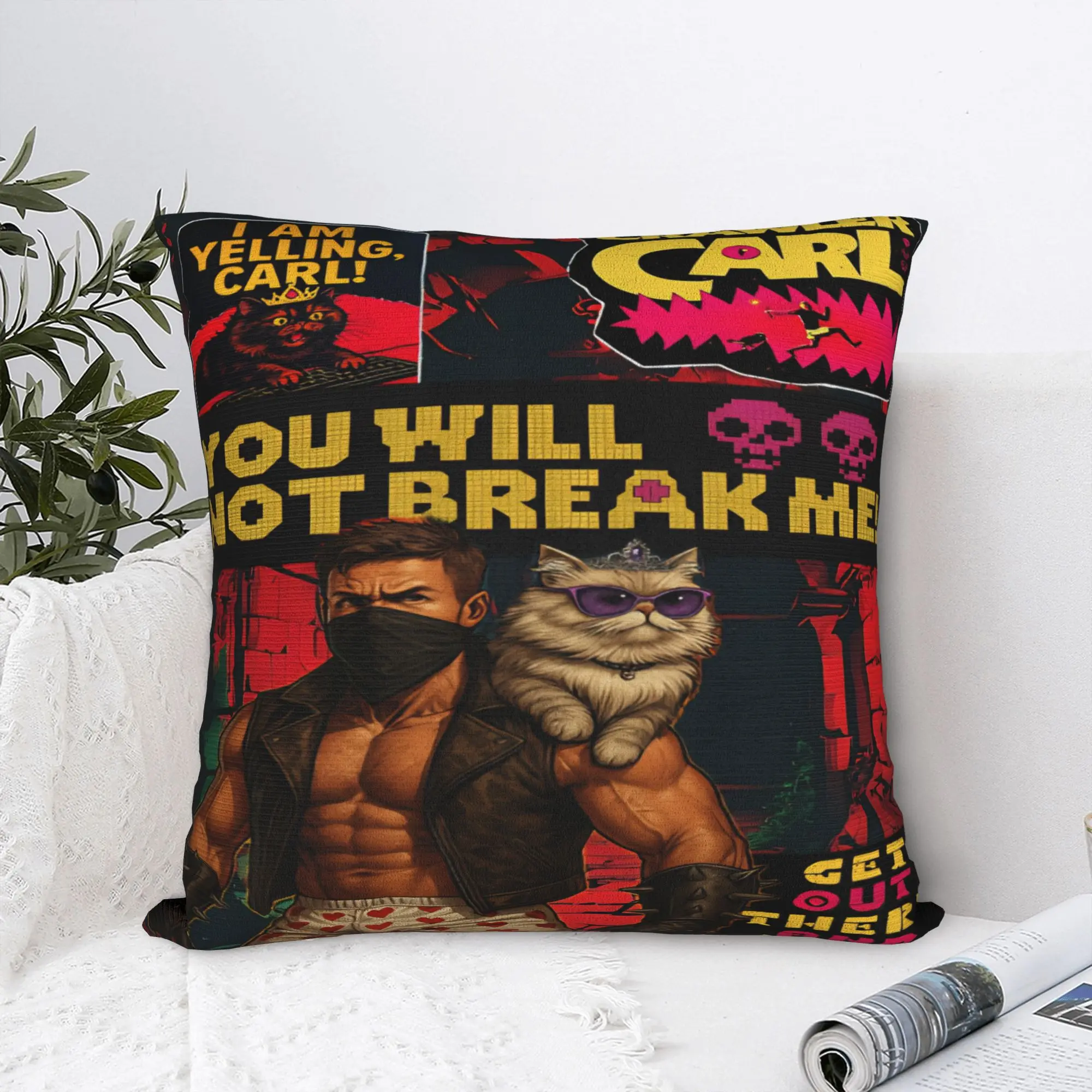 Dungeon Crawler Carl  Printing Pillowcases Cushion Cover  Pillow Covers Soft and Sweet Bed Decor Zipper Multiple Sizes