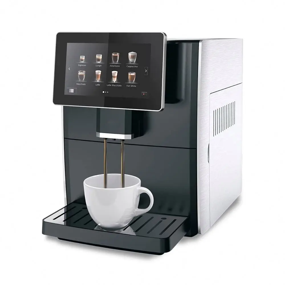 

Commercial Espresso Coffee Maker with Grinder Automatic Milk Frother for Home or Office UseEspresso Machine Professional