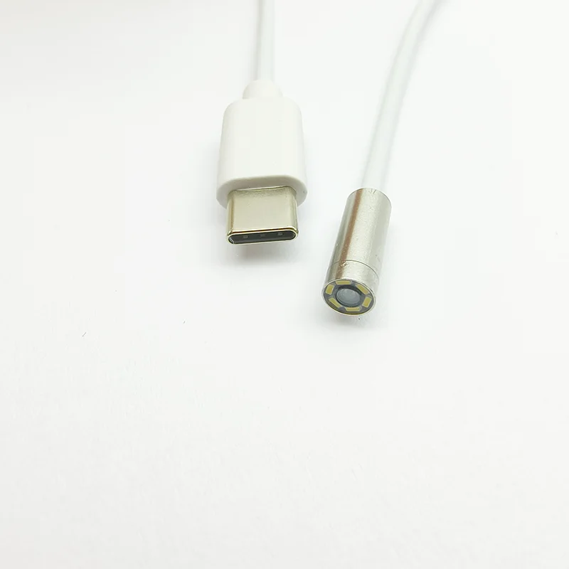 1MP 5.5mm 80° endoscope Camera Industrial Pipeline Inspection 1.5m Type-C Soft wire   endoscopic camera