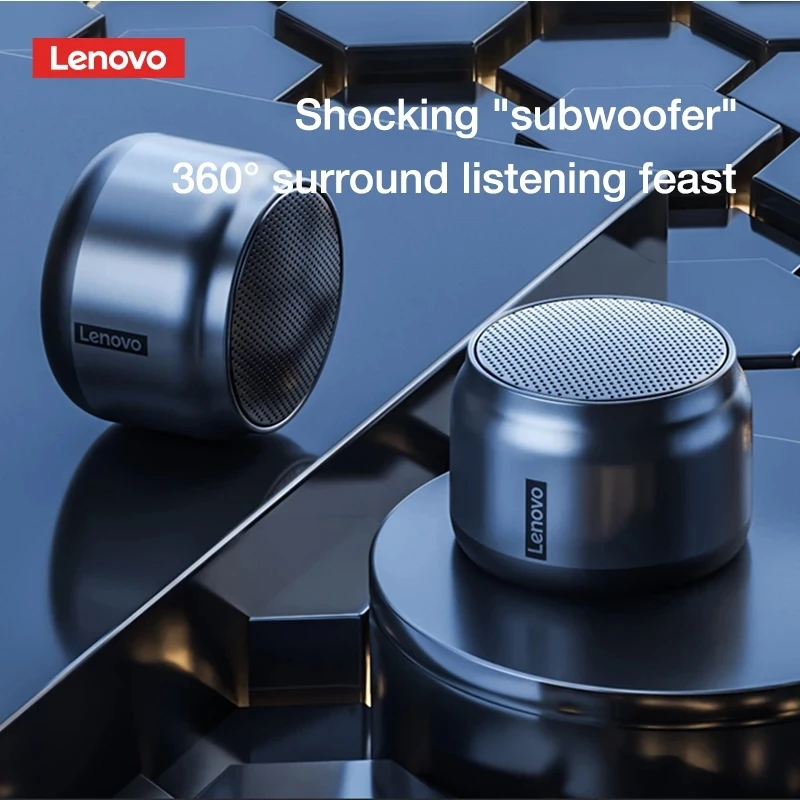 Original Lenovo K3 Portable Bluetooth Speaker HiFi Stereo Surround Sound Subwoofer Wireless Speaker Loudspeaker Mini Sound Box