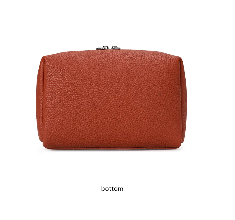 Aidanni Echtleder-Lunchbag für Damen, 2026 Neue Mini Tragbare Kosmetiktasche mit Reißverschluss, Aufbewahrungs- und Reise-Toilettentasche – Detail 14