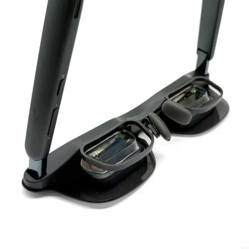 Prescription Insert Frame for Display Glasses with Case and Cleaning Cloth, Clip Attach Accessory Frame for Daily 896C