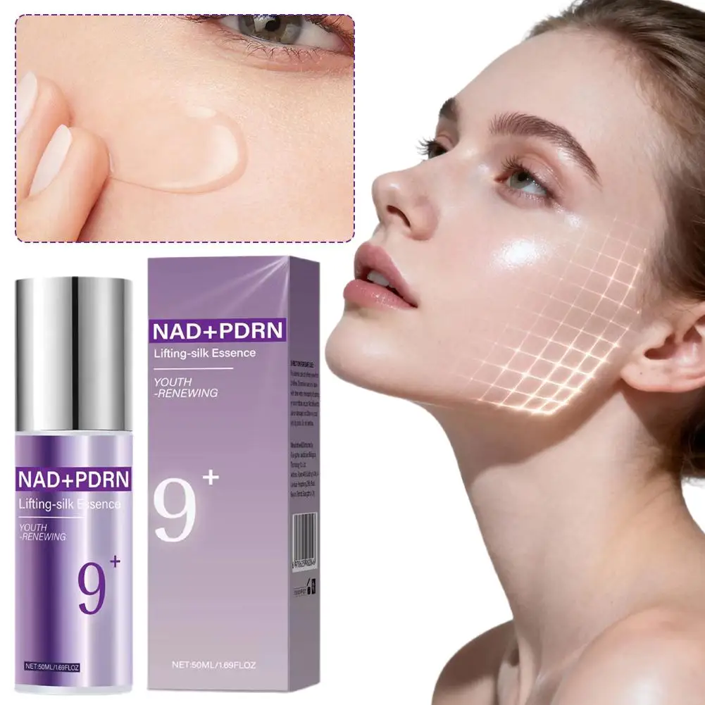 NAD+ & PDRN Essence Glow Boosting Toner Hydrating Facial Serum Reduce Fine Lines Reveal Radiant Glow Face Skin care Lightweight