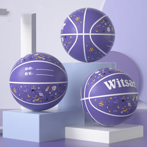 Imagen 2 del producto Baloncesto Macaron Color Tamaño 5 Ideal para jardín de infantes Escuela primaria Deportes de equipo Práctica de baloncesto Juego recreativo