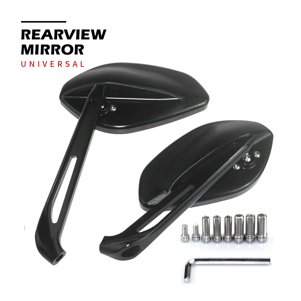 

8mm 10mm Universal Motorcycle Rearview Mirrors For Kawasaki ER6F ER6N Z650RS Z900RS Side Mirrors Motorbike Accessories