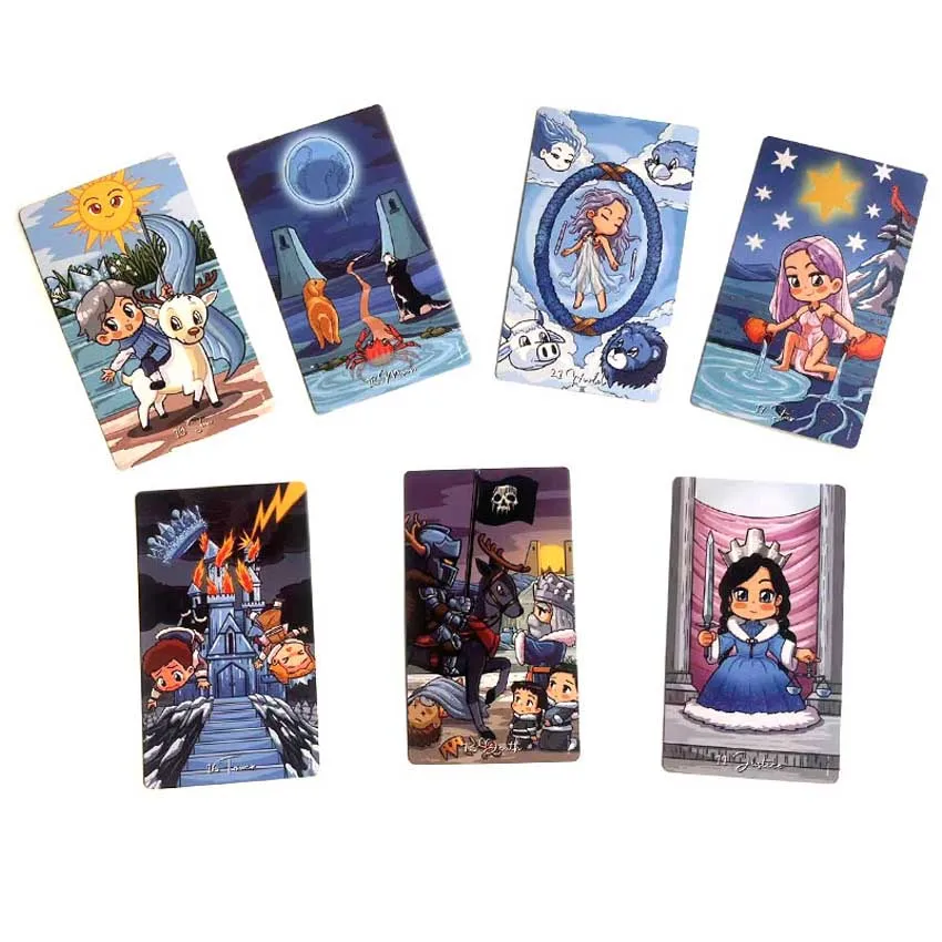 12X7 cm  Winter Magic Tarot Deck Card Games