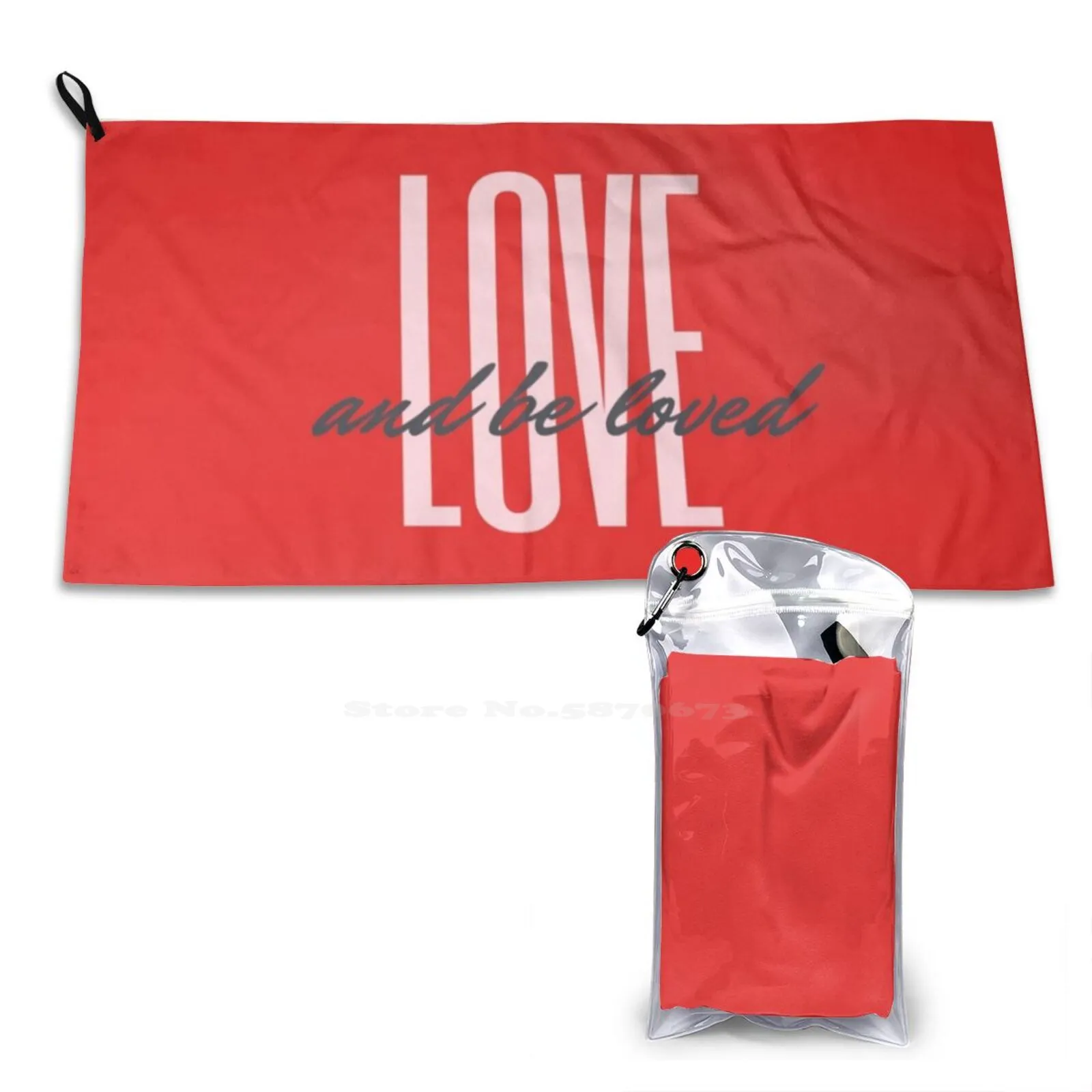 Love And Be Loved By Lovezen Personalized Soft Shower Quick Dry Towel Be Loved Lovezen Pink Love Cute Spiritual New Age Be Kind