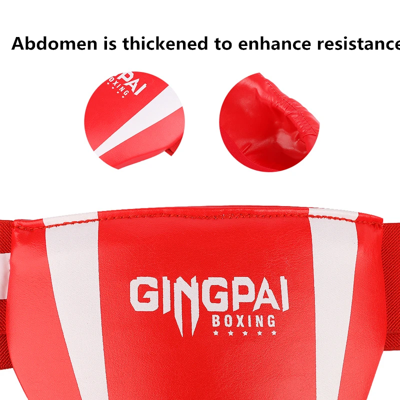 Red Thicken Adult Male Kids Sanda Crotch Guard Taekwondo MMA Groin Protector Kick Boxing Penis Protection Guard Men Jockstrap