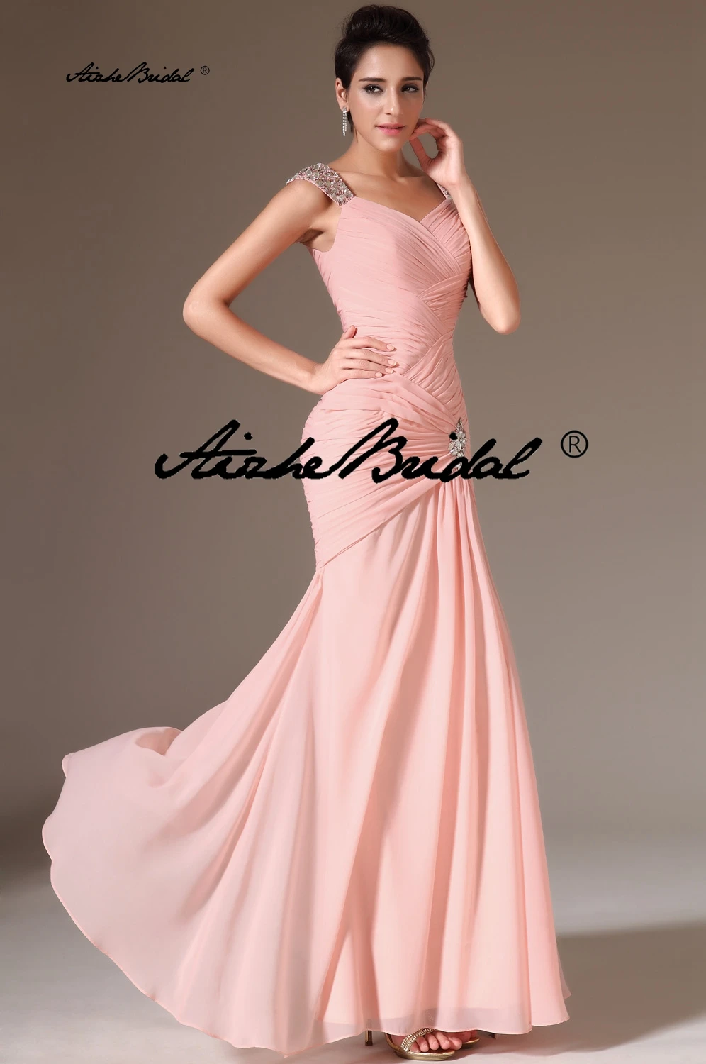 فستان مناسبة مخصصة للحفلات الراقصة الرسمية الطويلة للنساء فستان حورية البحر