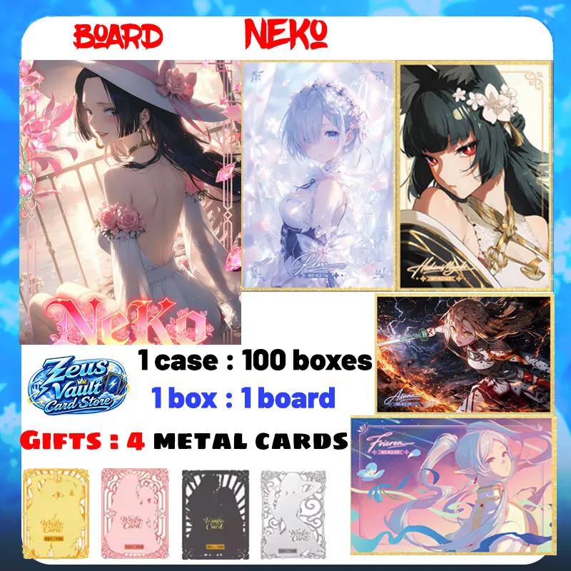 Wholesale 2026 Newest NeKo Boards Goddess Story Waifu Collection Cards Limited Edition Children's Toys Birthday Gifts