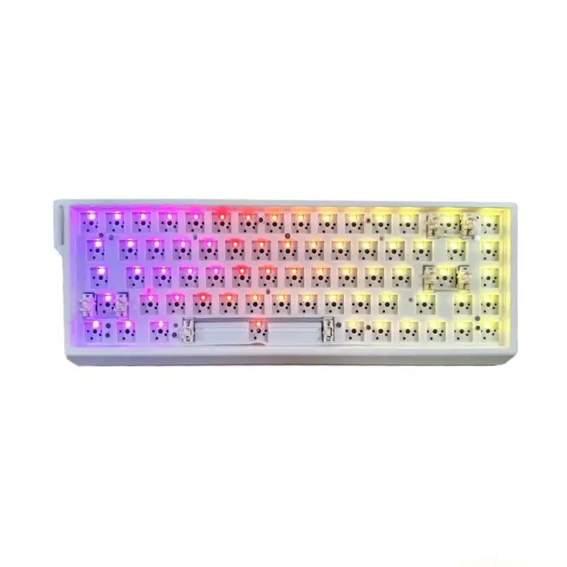 GMK68 Customizable Keyboard with Web Driver Macros Bluetooth-Compatible Support
