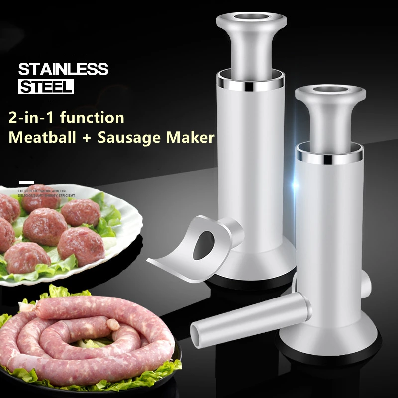 Manual Sausage Stuffing Machine Homemade Sausage Stuffer Meatball Maker Sausage Stuffer Gadgets Manual Meat Injector Tools