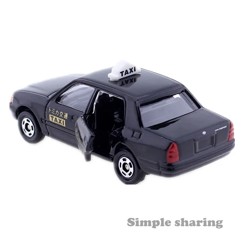 Takara Tomy Tomica No. 051 Toyota Crown Comfort Taxi 1/63 Dome Card Simulation Diecast Automotive Model Ornaments Cas Toys Gift