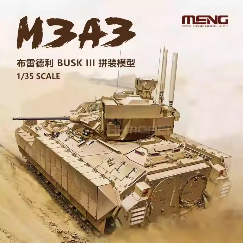 

MENG SS-006 U.S. Cavalry Fighting Vehicle M3A3 Bradley w/BUSK III 1/35 Military Assembled Scale Model Kit DIY Toy
