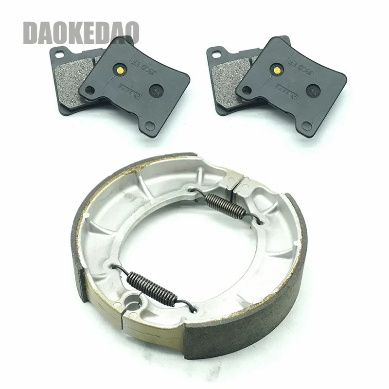 For Yamaha Virago 1100 XV1100 1986-1998 XV1100S Special 1996-1998 XV1000 1984-1985 XV 1100 1000 Front Rear Brake Pads Shoe Set