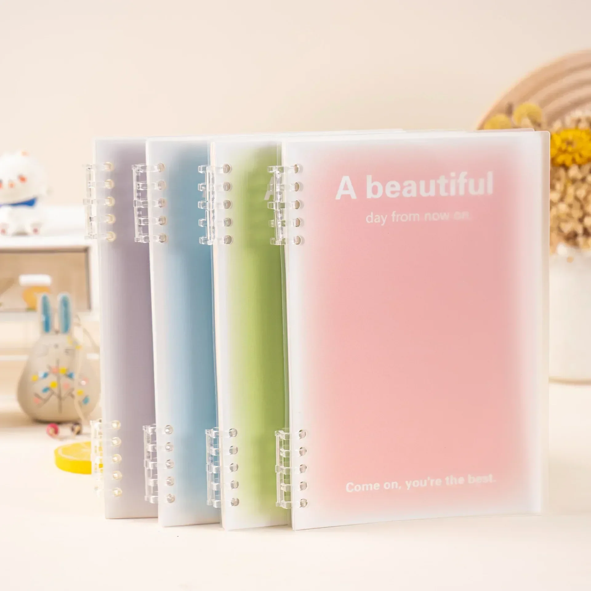 B5/A5 60 Sheets Loose-Leaf Notebook Binder Lined Book Kawaii Note Set Korean Stationery School Office Supplies Students Writing