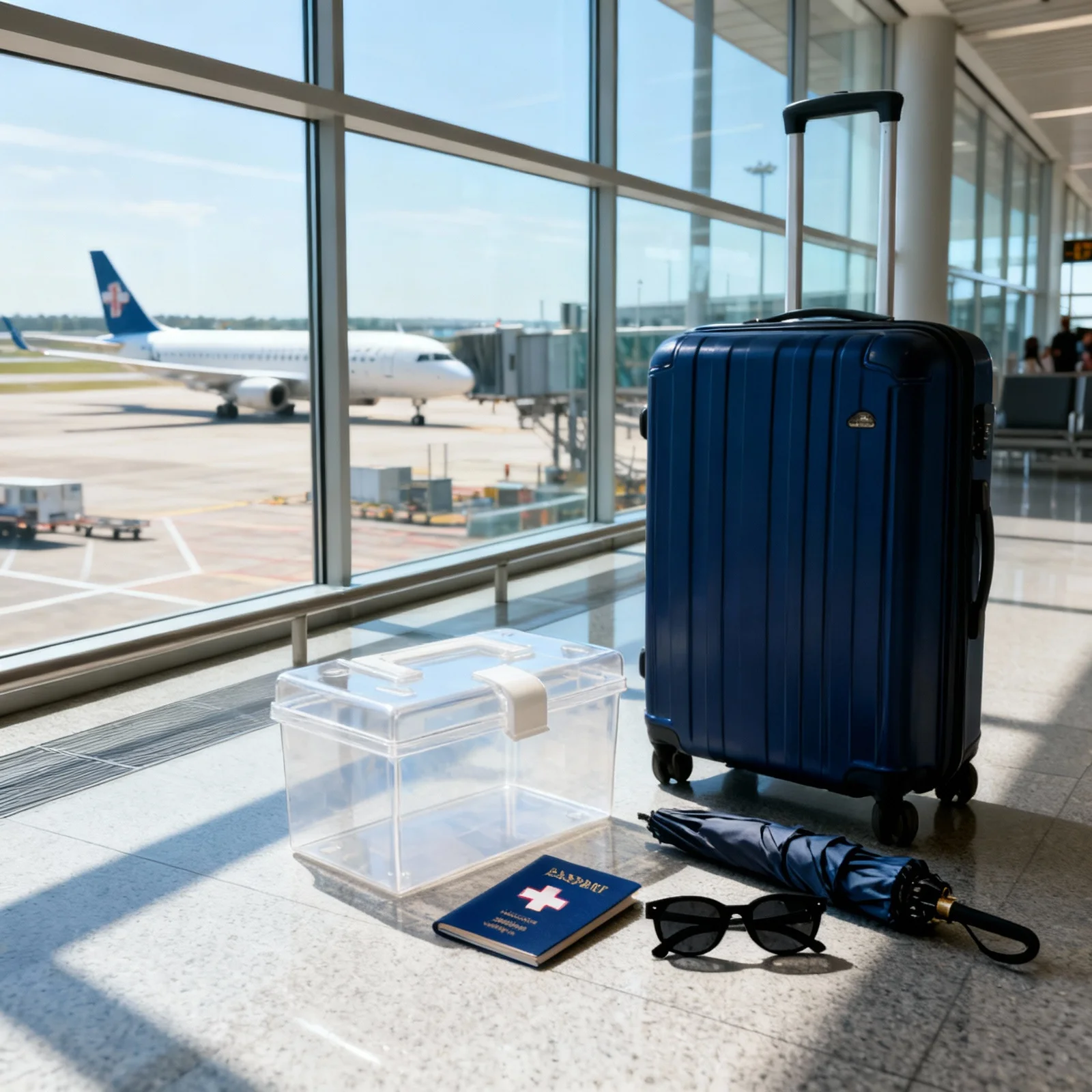 Portable Medicine Box Small Size Large Capacity Transparent Plastic First Aid Kit Container For Home Emergency Organizer