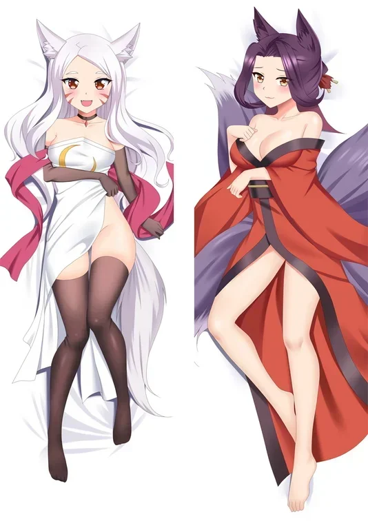 60x180cm Japanese Anime Sewayaki Kitsune no Senko-san Senko Shiro Dakimakura Otaku Male Cushion Cover Fullbody Throw Pillow Case