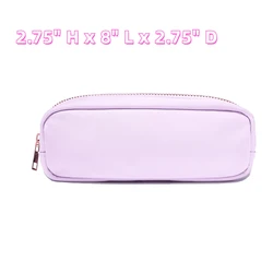 Mini Design Travel Storage Bag Makeup Organizer Waterproof Cosmetic Bags Colorful Nylon Pen Pouches School Supplies Student Gift