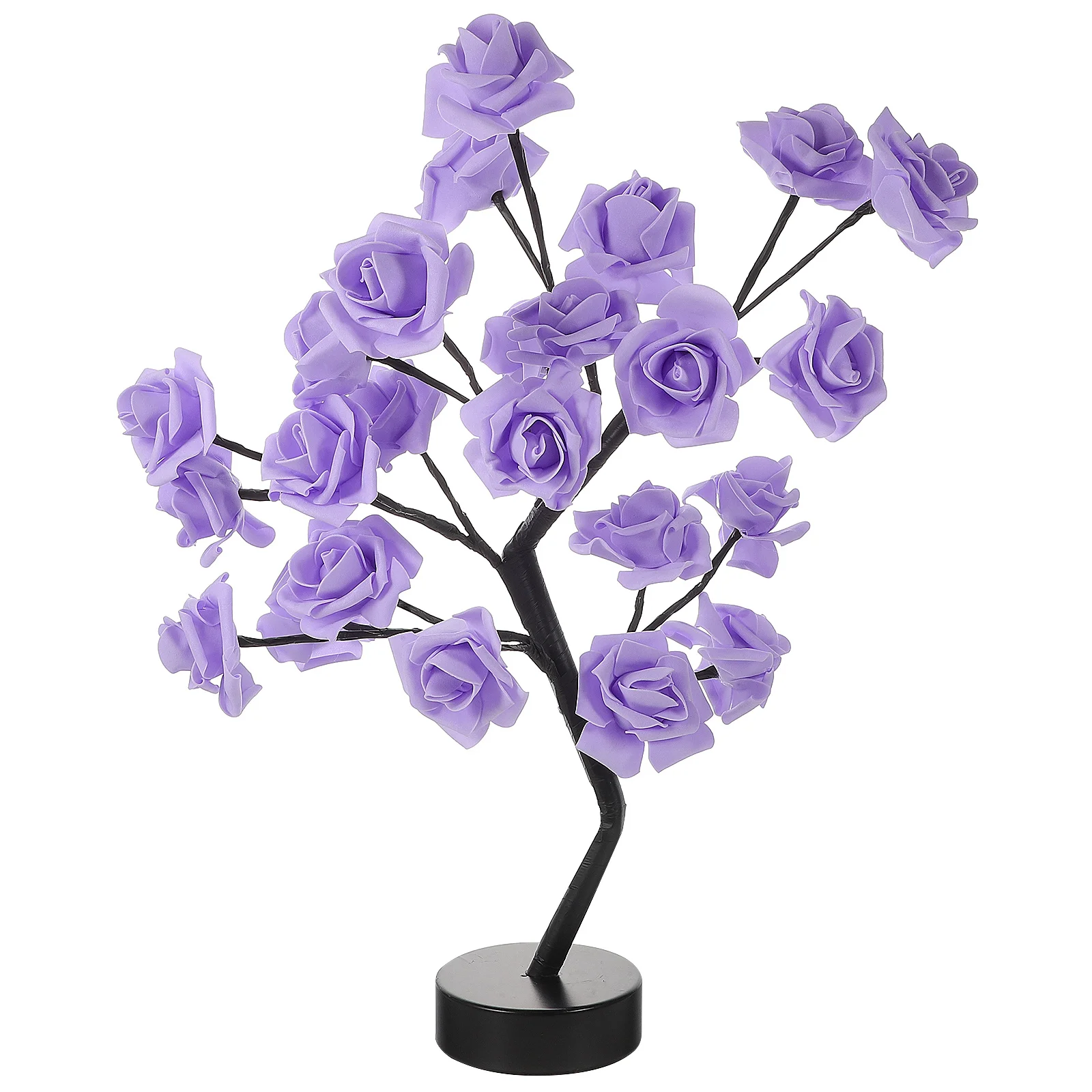 

LED Rose Table Lamp Decorative Roses Tree Light Warm Atmosphere Bedroom Desk Decor Rose Lamps Roses Light