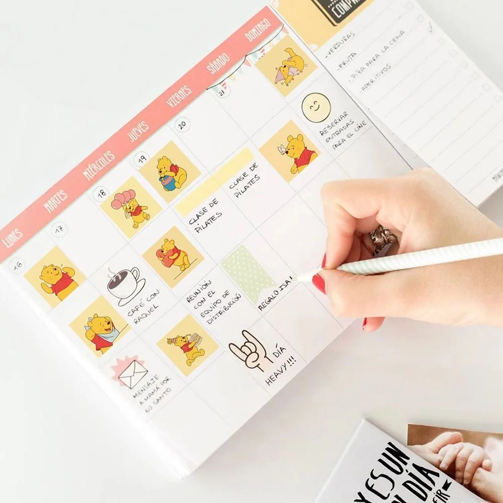 500 قطعة kawaii ويني ذا بوه سوبر لطيف الكرتون مقاوم للماء لفة ملصق سطح المكتب غرفة نوم جدار صندوق الهاتف المحمول ملصق يدوي الصنع