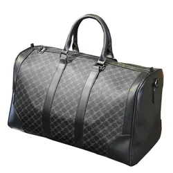 Large Capacity Multifunction Business Travel Handbag For Man Fashion Geometric Design Male Weekend Sport Gym Suitcase Luggage