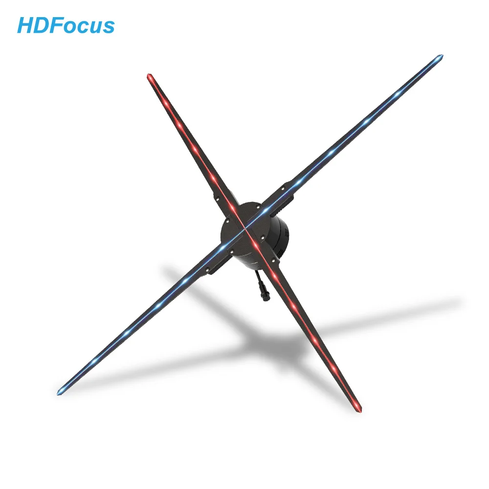 

Advertising Equipment 3D Led 3D Holographic Projector 100Cm Hologram Led Fan