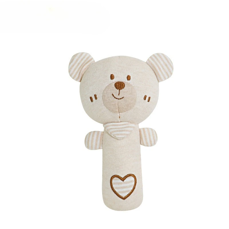 1PCS 0-6 เดือน Baby Hand Shaker ช้างน่ารักกระต่ายสิงโต Appease หมีทารกของเล่น Soothing Sleep Anti-กระโดดนุ่มน้ําหนักเบา