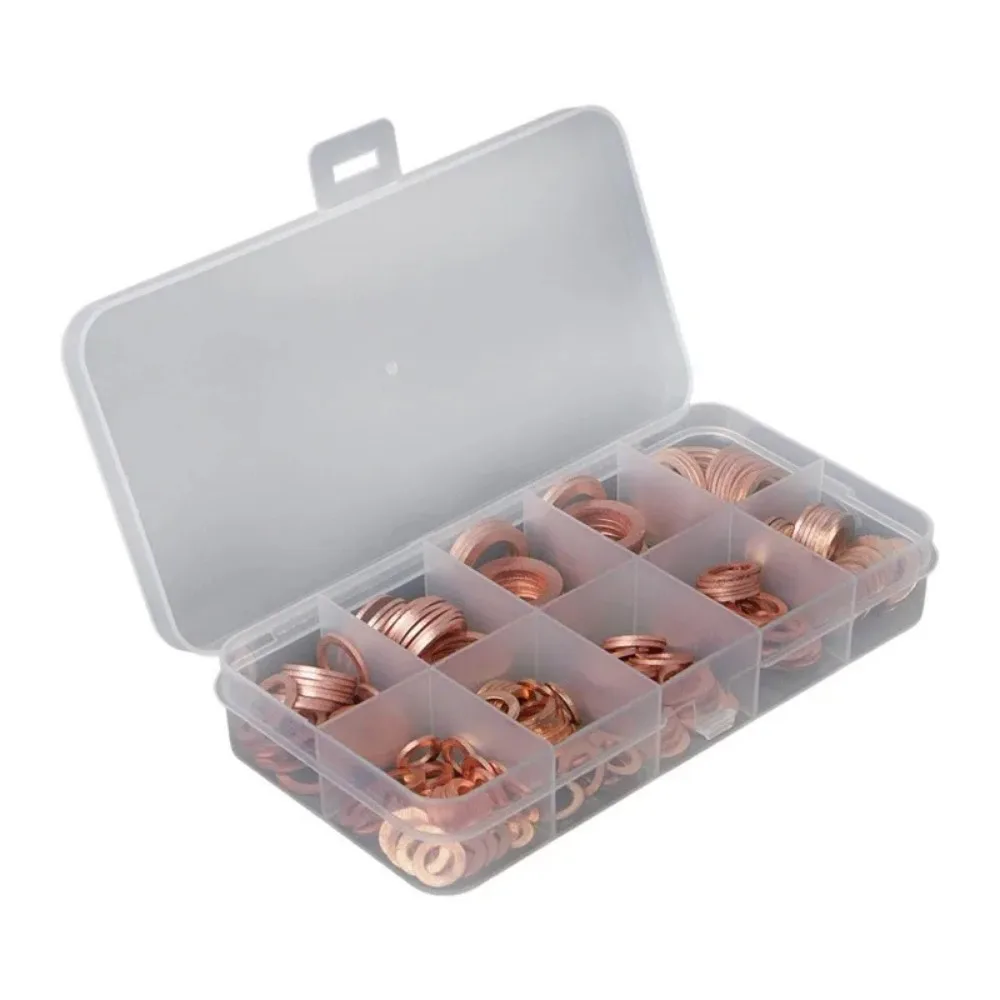 400/300/280/200/100 M5 Oil Pan Plug Sealing Combination Kit Copper Gasket O-ring Copper Gasket Flat Ring Sealing Kit 2025 New